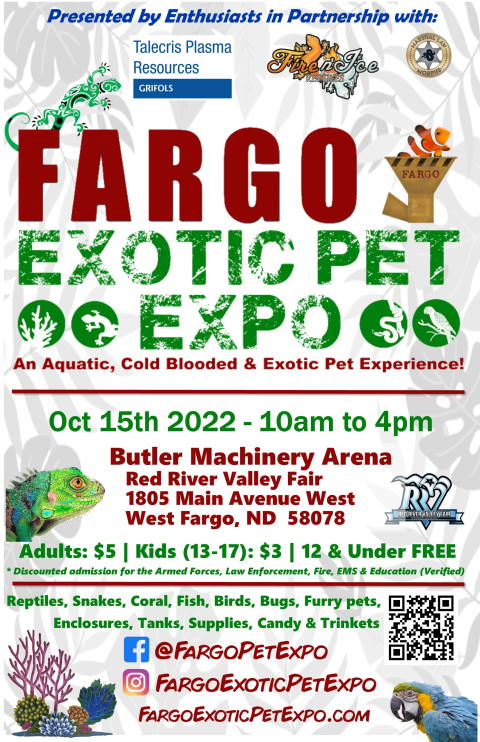 Fargo Exotic Pet Expo Poster 11x17 (pdf)